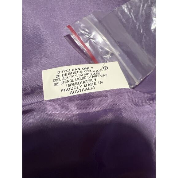 Anthea Crawford Jacket AU16 US12 Green Satin Shimmer Embroidered Floral Beaded - Picture 9 of 14